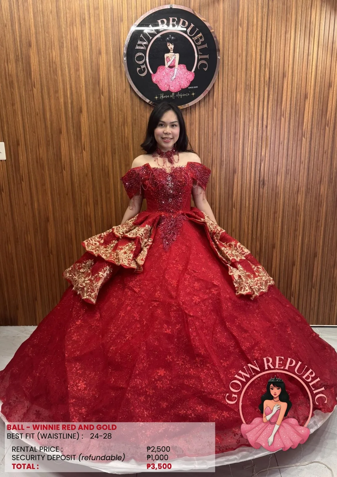 Ball Gowns: Red 219
